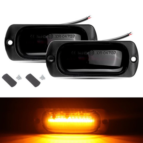 Car 12 LED Side Marker Clearance Light Van Truck Lorry Trailer RV Indicator Lamp - Picture 13 of 27