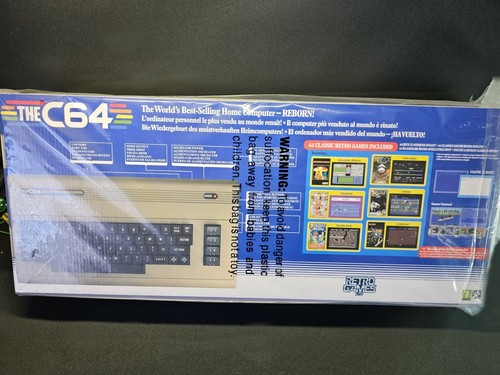 The C64 MAXI Retro Micro Computer With Joystick Commodore 64 (NEW - SEALED) - Bild 2 von 3