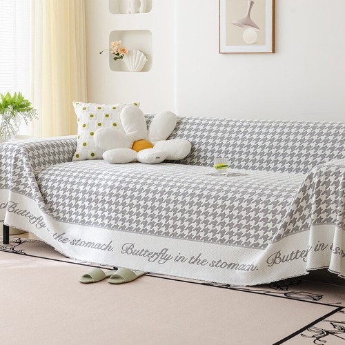 Houndstooth Sofa Cover Machine Washable All Season Protector - Picture 7 of 16