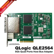 Qlogic QLE2564 Quad Port 8Gbs x8 Fibre Channel PCIe Host Bus Adapter