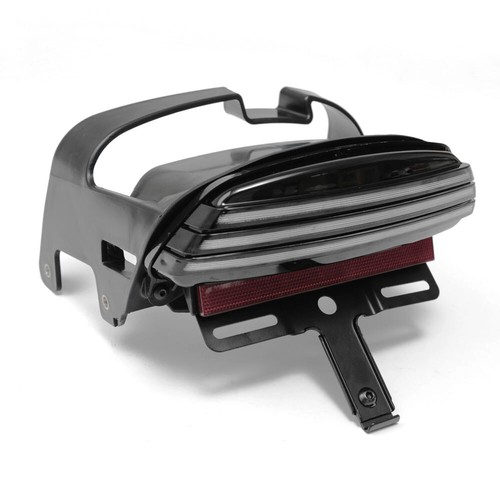 Rear Tri Bar Tail Brake Light Smoke For Harley For Dyna Fat Bob FXDF 2008-2013 - Picture 6 of 6
