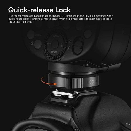 Godox TT685IIC TT685II-C 2.4G TTL Wireless Flash Speedlite For Canon EOS Cameras - Picture 6 of 12