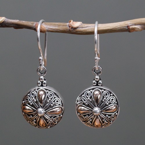 Lady's Silver & Gold Earrings - Gifts For Her - 18K Gold - 925 Silver - Picture 63 of 79
