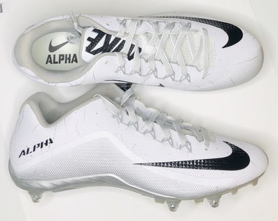 nike alpha cleats white