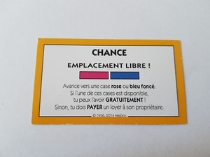 Monopoly Junior Hasbro Gaming Carte Chance Emplacement Libre Rose Bleu Fonce Ebay Monopoly Junior Hasbro Gaming Carte Chance Emplacement Libre Rose Bleu Fonce Ebay