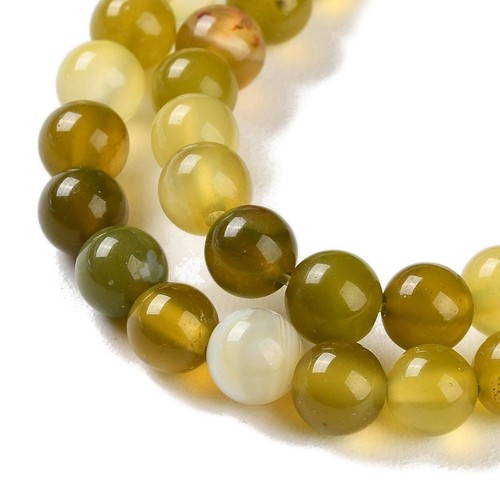 6 Strands 6mm Dyed Round Natural Striped Agate/Banded Agate Beads Strands7.6" - Bild 11 von 111