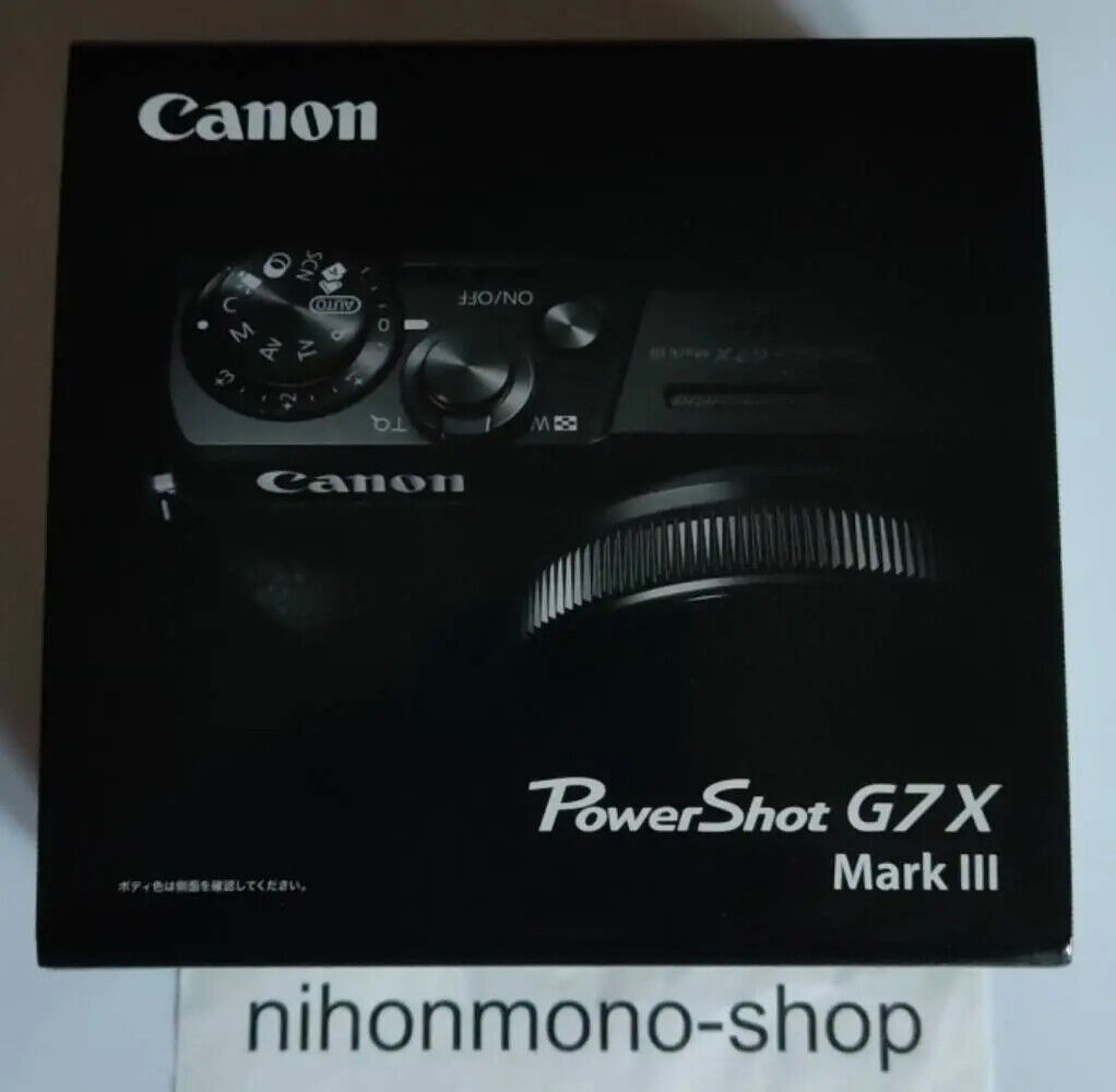 Canon PowerShot G7 X Mark III Digital Camera Silver in Box Canon PowerShot G7 X Mark III Digital Camera Silver in Box