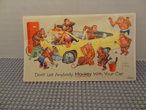 034-Don-039-t-Let-Anybody-Monkey-With-Your-Car-034-Prestone-Anti-Freeze-Advertising-Card