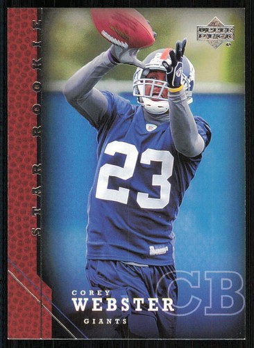 2005 Upper Deck #257 Corey Webster RC - Picture 1 of 2