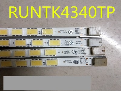 1PCS Original RUNTK 4340TP SLED 090907 Rev.1 AE5260A 69LED 585mm Tested