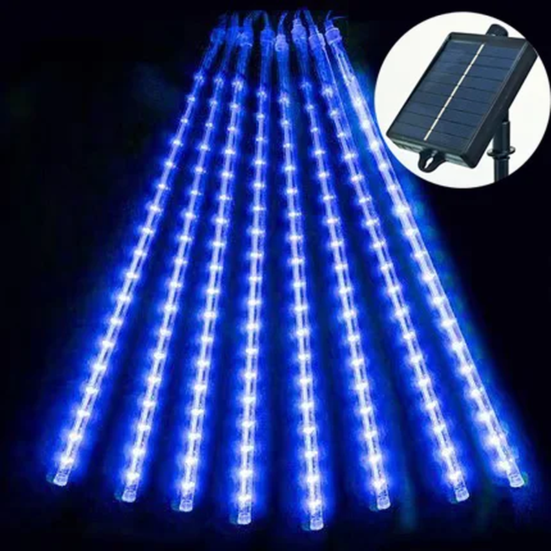 Christmas Tree Waterfall Lights LED RGB Color Changing for Indoor