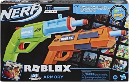 NERF Jailbreak : Armoury Hammer Action Blasters CODE ROBLOX manquant