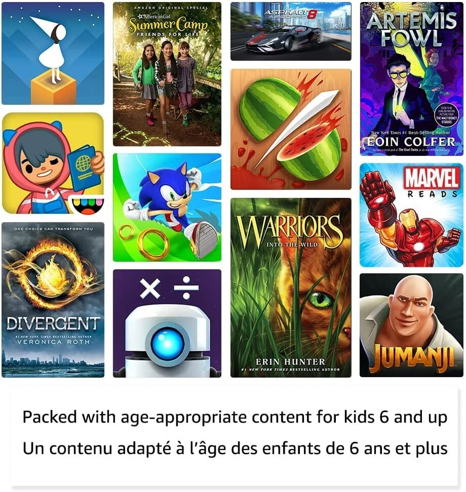 Amazon Fire 7 Kids Pro For Age 6+ With 16GB 9th Generation Black New Sealed Box - Image 3 of 4