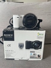  English OK Sony Alpha NEX-5T White 16.1MP Digital Camera w/16-50mm Lens From JP