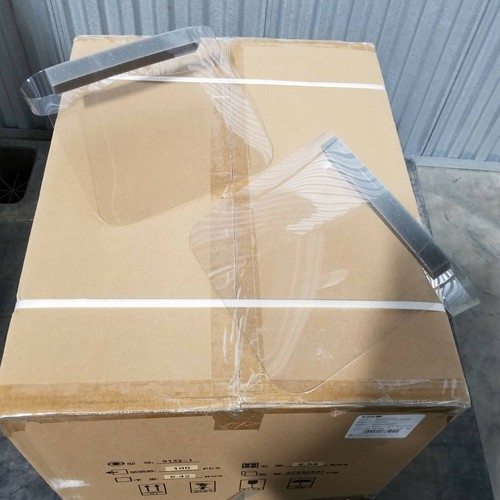 Protectores faciales transparentes, plásticos Excel, Fergus Falls, sin montar o nunca, 50 por caja, totalmente nuevos  - Imagen 10 de 12