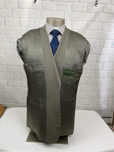 Tom James Vintage Herren Oliv Haifischleder Wolle Anzug Gr. 42 R Hose 36 X 29,5 - Bild 7 von 24