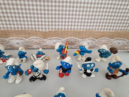 LOTE PITUFOS VINTAGE PVC - Foto 3 di 11