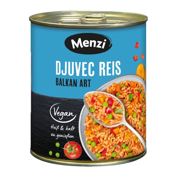 Menzi Djuvec Reis Nach Balkan Art Mit GemüSe Tafelfertig Vegan 800G-image
