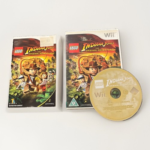 LEGO Indiana Jones: The Original Adventures (Nintendo Wii) Complete With Manual