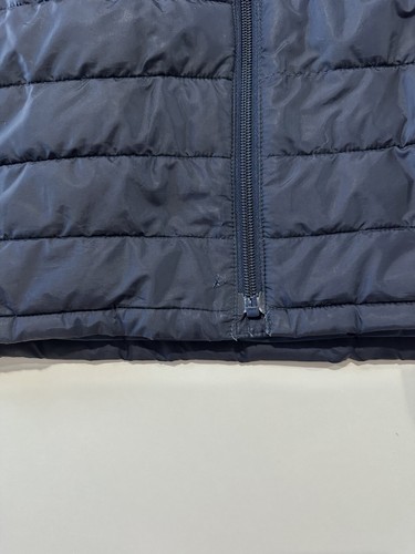 Gap kids Puffer Jacket youth XL Blue Ombre Lightweight Hooded Primaloft Hole - Picture 11 of 11