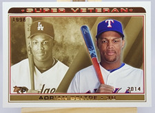 2014 Topps Adrian Beltre Baseball Card #SV-4