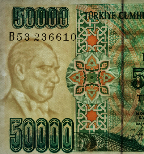 Türkei/Turkey Banknoten 7.Emission - Bild 8 von 15