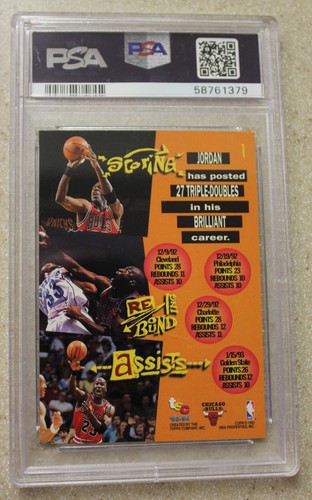 1993 Topps Stadium Club Michael Jordan #1 - PSA 9 - MINT - Bild 2 von 2