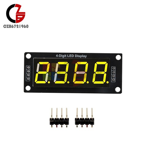 TM1637 4 Digits Digital LED 0.56" Display Tube Decimal 7 Segments Clock Module - Picture 49 of 51
