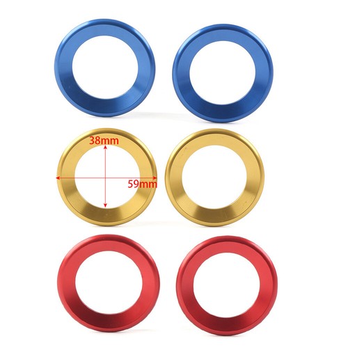 A Pillar Horn Ring Cover For Honda Civic 10th Generation 2016-2021 Gold 2 Pcs - Picture 9 of 9