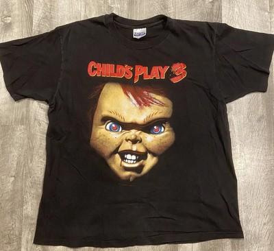 Vintage Childs Play 3 Chucky Horror Movie Promo Shirt | eBay