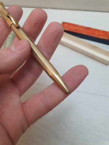 Antique German WWI Kosca D.R.P Pen Multi-Color Victorian 18k Gold Plated Writing - Picture 12 of 13