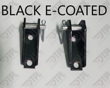 2 PACK Todco Style Roll-up Door Box Cable Anchor Bracket Clevis Pin Kit BLACK