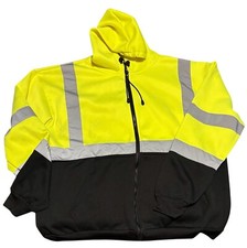 High Visibility Hoodie Mens 3XL XXXL ANSI CLASS 2 Work Wild Wear