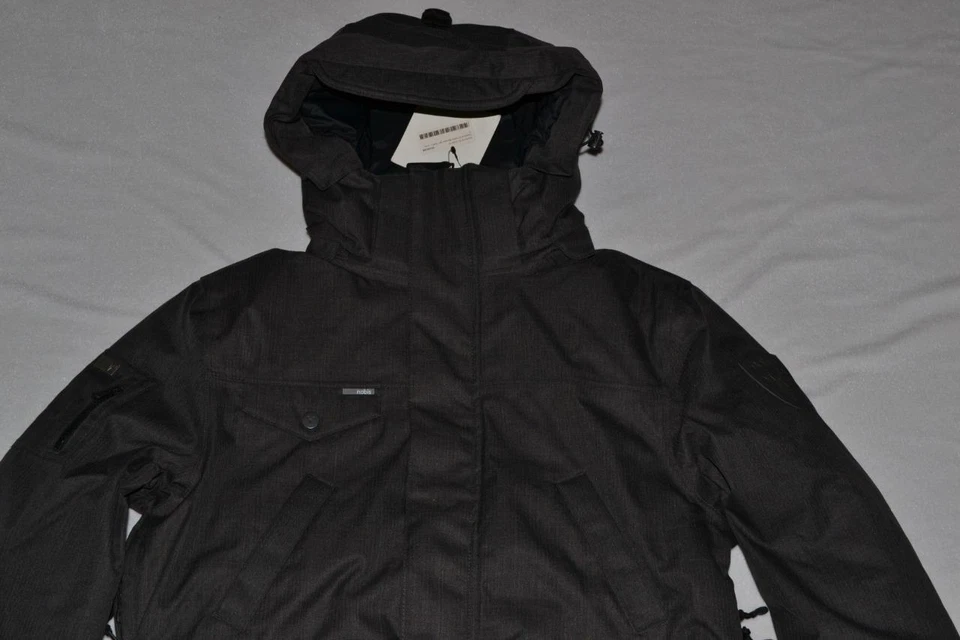 AUTÉNTICA CHAQUETA DE BOMBARDERO NOBIS Stanford para hombre GRIS ACERO TODAS LAS TALLAS NUEVA Foto 2 de 4