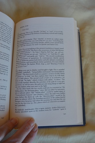 c1985 HCDJ Popol Vuh Definitive Ed of Mayan Book Dawn of Life by Dennis Tedlock - Picture 13 of 16