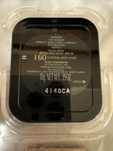 New Shiseido The Makeup Perfect Smoothing Compact Foundation SPF16 Refill I 60 - Picture 2 of 5