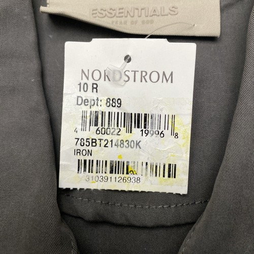 NWT Fear of God Essential Windbreaker Jacket KIDS SIZE: Kids(10) Relaxed Fit - Picture 3 of 18