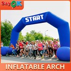 Start Finish Line Inflatable Arch Hexagon Archway for Race Outdoor Advertising
