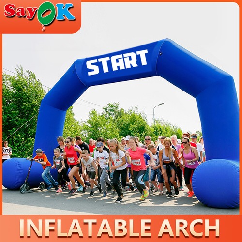Start Finish Line Inflatable Arch Hexagon Archway for Race Outdoor Advertising - Bild 1 von 17