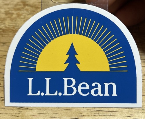 L.L. BEAN Hiking Camping Bumper Sticker For Luggage Camping Hiking. Hard To Find
