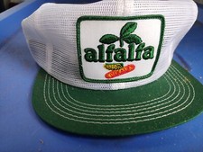 Vintage Alfalfa Dekalb Corn Mesh Trucker Hat Snapback Hat Baseball Cap USA Made