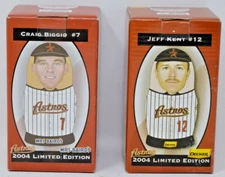 Astros 2004 Craig Biggio Jeff Kent Babooshka Wooden Nesting Doll Collectible