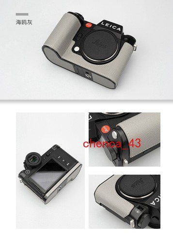Nuevo Medio Estuche para Cámara Leica SL3 Cuero Genuino Inserto Cubierta Kontice Hecho a Mano - Imagen 9 de 30