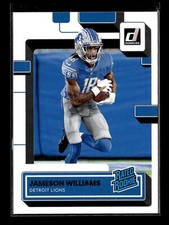 2022 Donruss #308 Jameson Williams RC Detroit Lions