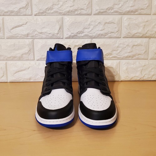 Air Jordan 1 High FlyEase GS 6Y / Womens 7.5 Black Blue White DC7986-601 - Picture 9 of 12