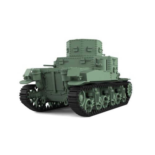 SSMODEL 525 1/32 Kit Modelo Militar EE. UU. M2A1 Tanque Medio JUEGOS - Imagen 2 de 4