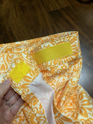 Ripskirt Hawaii length 1 Orange Floral Size Medium NWOT Beach Wrap Skirt - Bild 3 von 4