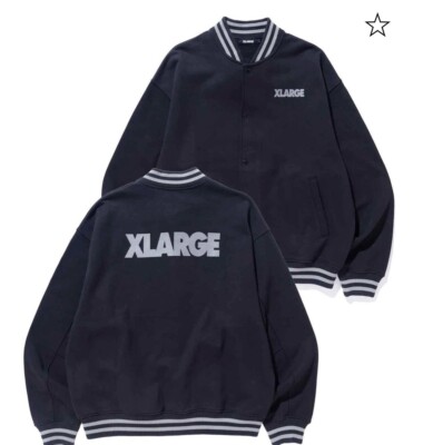 NWT X-Large Sweat Varsity Jacket Black | eBay