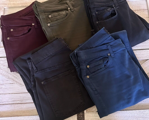 7 for all Mankind Men's Jeans Sizer 29 W and 33 W,  Lot of 5 - Picture 1 of 18