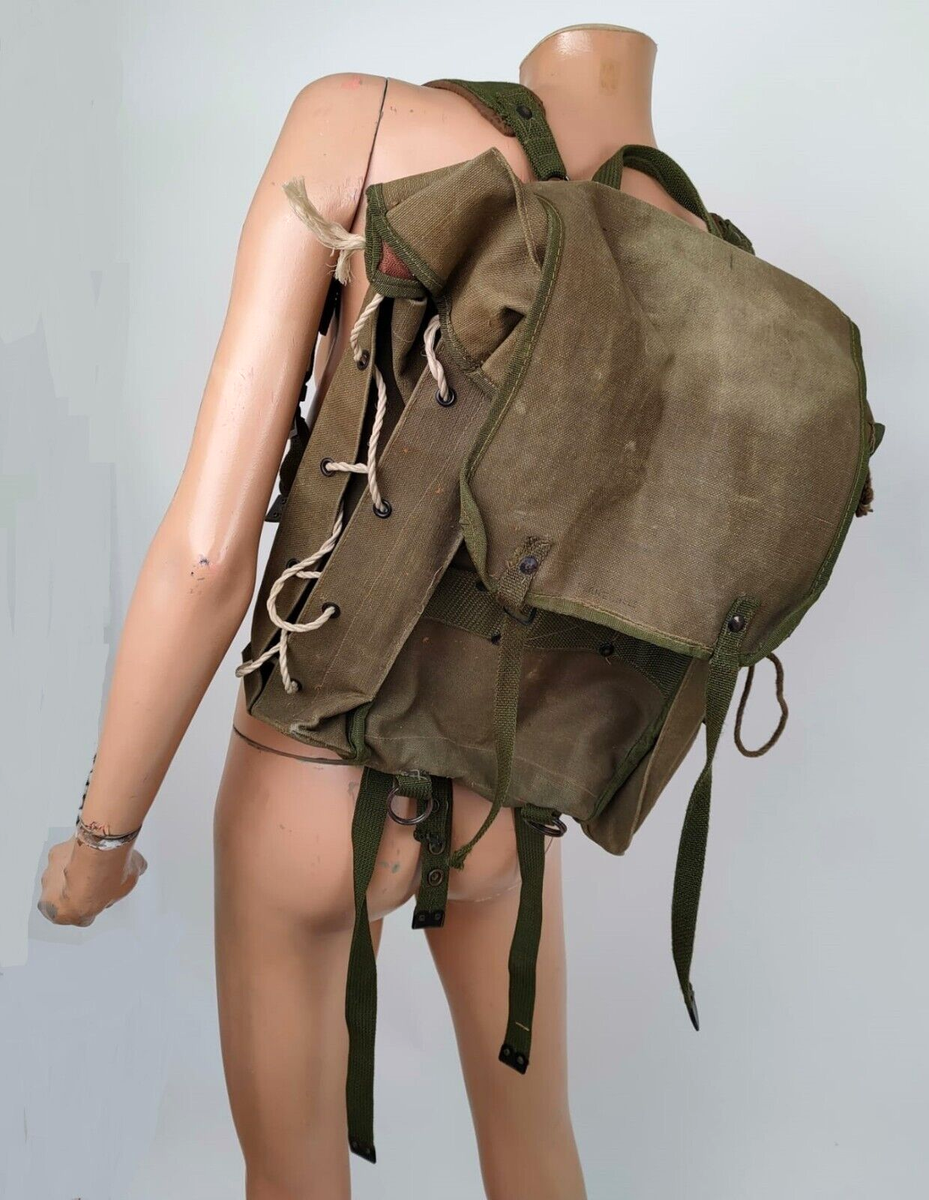 Zaino tattico forniture militare tela escursioni by CONFIM vintage